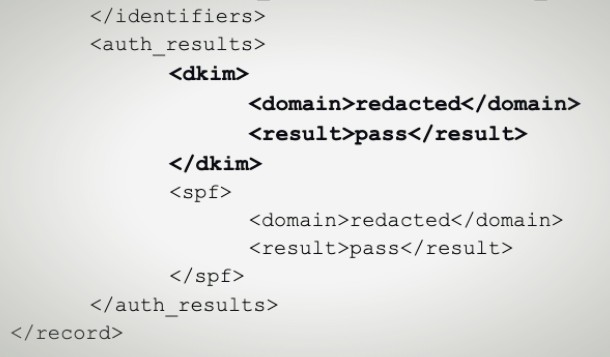 Les rapporteurs DMARC qui sautent les sélecteurs DKIM