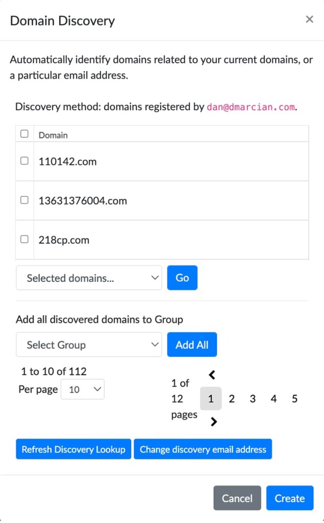 Auto Domain Detection