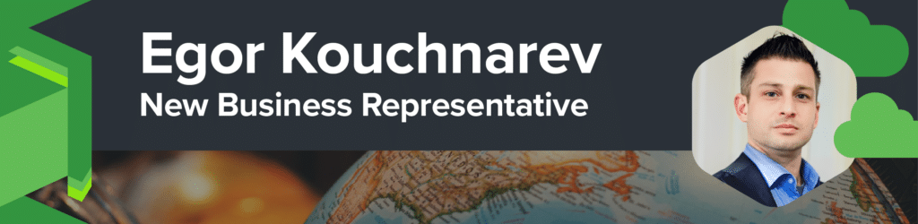 New Business Representative Egor Kouchnarev